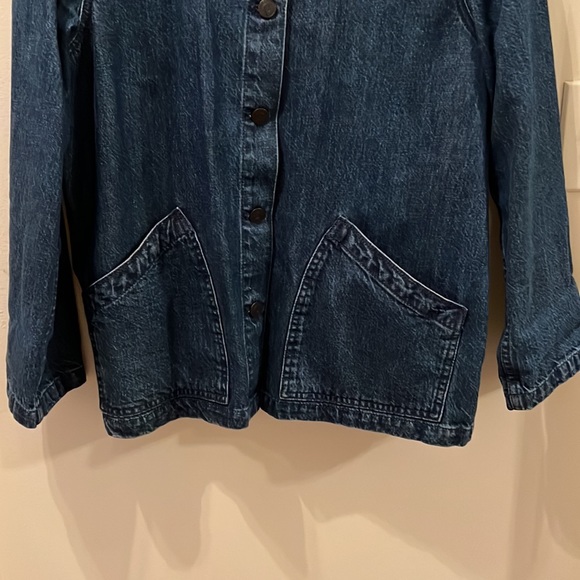 Jcrew| Flowy Denim Jacket Medium - Picture 3 of 6